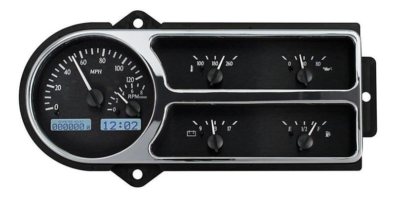 Dakota Digital VHX Series Direct-Fit Analog Gauge Systems VHX-48F-PU-K-W
