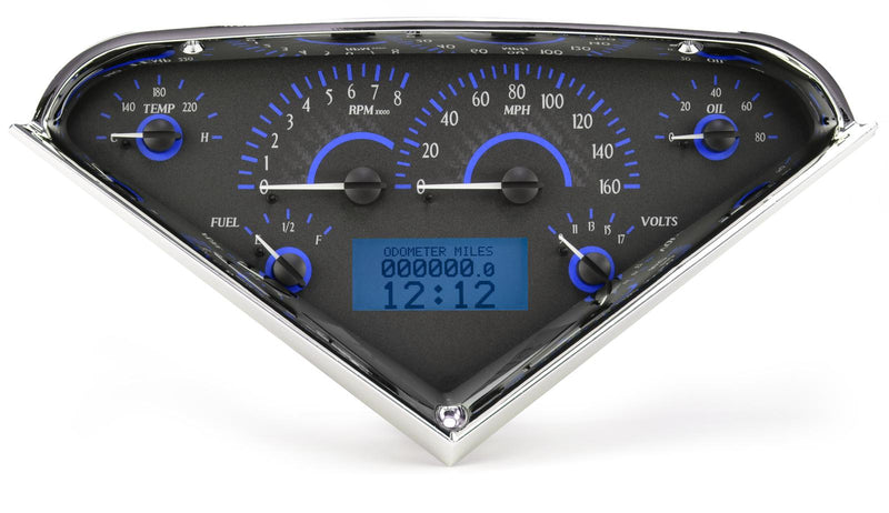 Dakota Digital VHX Series Direct-Fit Analog Gauge Systems VHX-55C-PU-C-B
