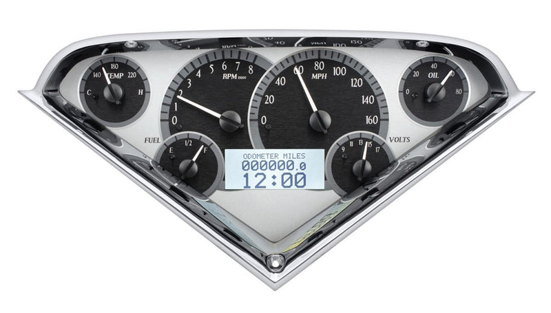 Dakota Digital VHX Series Direct-Fit Analog Gauge Systems VHX-55C-PU-S-W