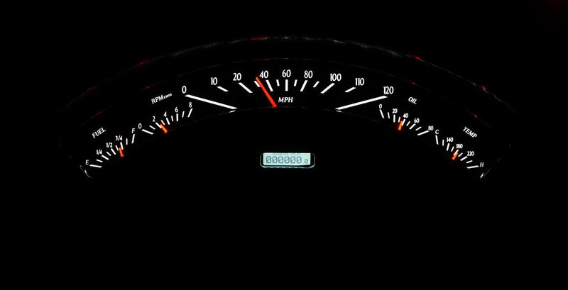 Dakota Digital VHX Series Direct-Fit Analog Gauge Systems VHX-57F-K-W