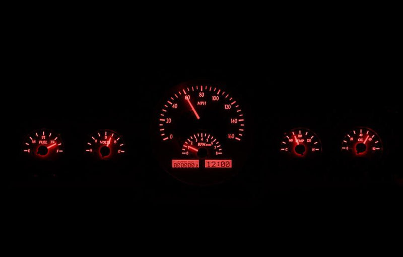 Dakota Digital VHX Series Direct-Fit Analog Gauge Systems VHX-59C-IMP-C-R