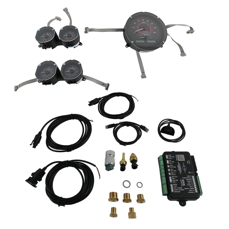 Dakota Digital VHX Series Direct-Fit Analog Gauge Systems VHX-59C-IMP-C-R