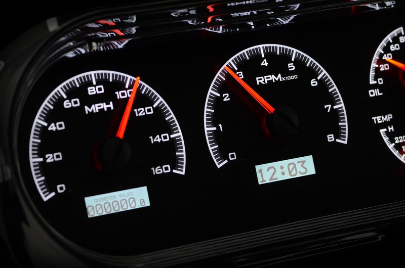 Dakota Digital VHX Series Direct-Fit Analog Gauge Systems VHX-63C-NOV-K-W