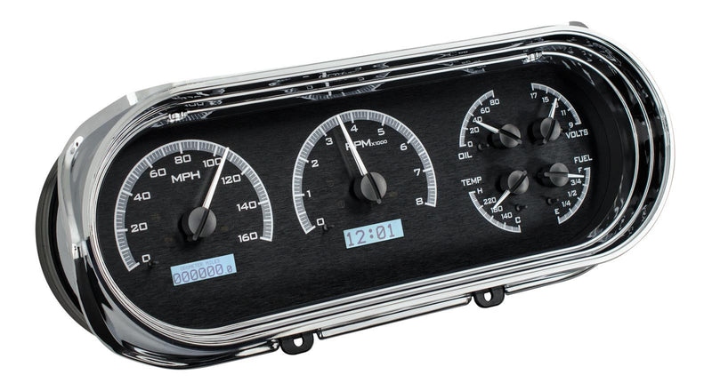 Dakota Digital VHX Series Direct-Fit Analog Gauge Systems VHX-63C-NOV-K-W