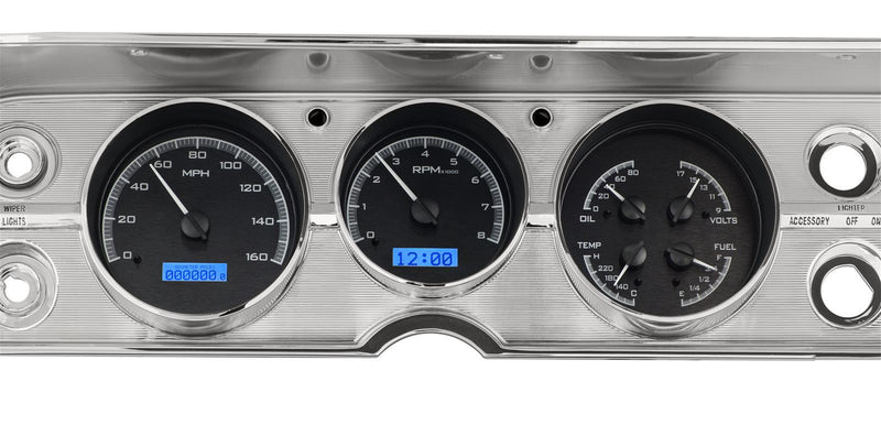 Dakota Digital VHX Series Direct-Fit Analog Gauge Systems VHX-64C-CVL-K-B