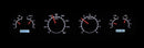 Dakota Digital VHX Series Direct-Fit Analog Gauge Systems VHX-64P-GTO-K-W
