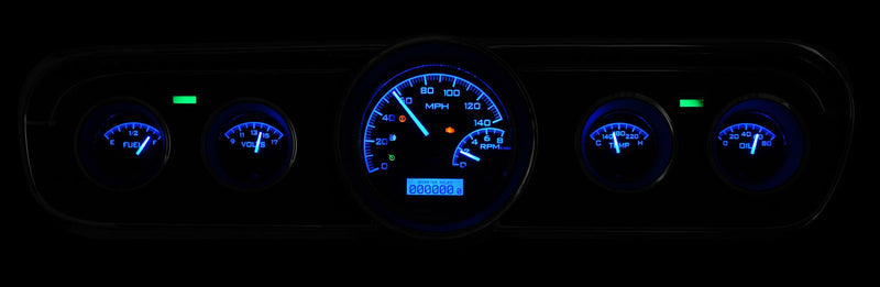 Dakota Digital VHX Series Direct-Fit Analog Gauge Systems VHX-65F-MUS-K-B