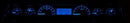 Dakota Digital VHX Series Direct-Fit Analog Gauge Systems VHX-66C-CVL-K-B