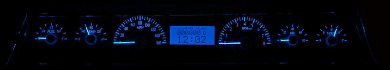 Dakota Digital VHX Series Direct-Fit Analog Gauge Systems VHX-66C-CVL-K-B