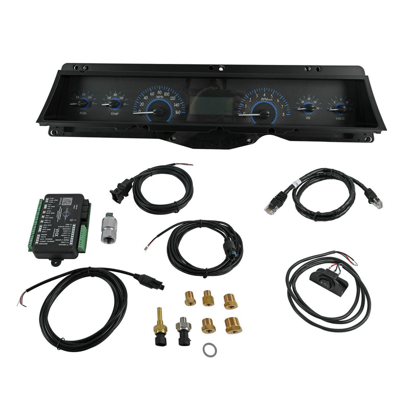 Dakota Digital VHX Series Direct-Fit Analog Gauge Systems VHX-66C-NOV-C-B