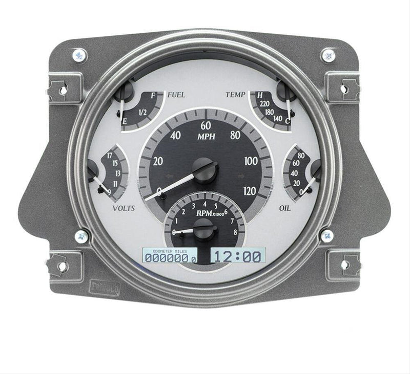 Dakota Digital VHX Series Direct-Fit Analog Gauge Systems VHX-66F-BRO-S-W