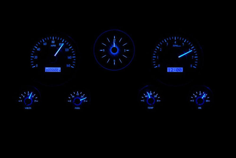 Dakota Digital VHX Series Direct-Fit Analog Gauge Systems VHX-67C-PA-C-B