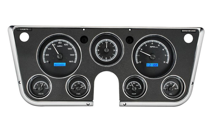 Dakota Digital VHX Series Direct-Fit Analog Gauge Systems VHX-67C-PA-K-B
