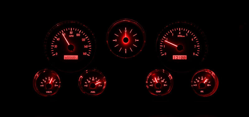 Dakota Digital VHX Series Direct-Fit Analog Gauge Systems VHX-67C-PA-S-R