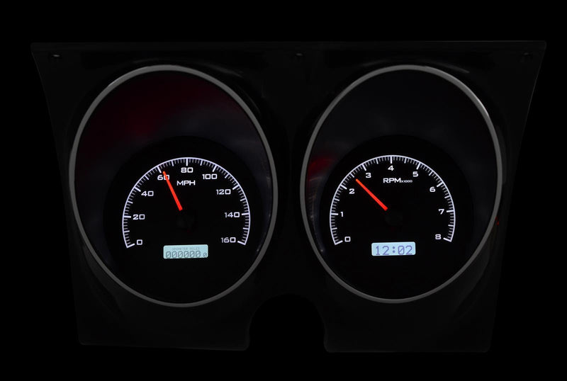 Dakota Digital VHX Series Direct-Fit Analog Gauge Systems VHX-68C-CAC-K-W