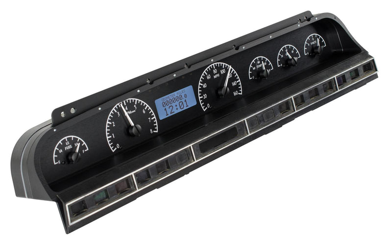 Dakota Digital VHX Series Direct-Fit Analog Gauge Systems VHX-69C-IMP-K-W