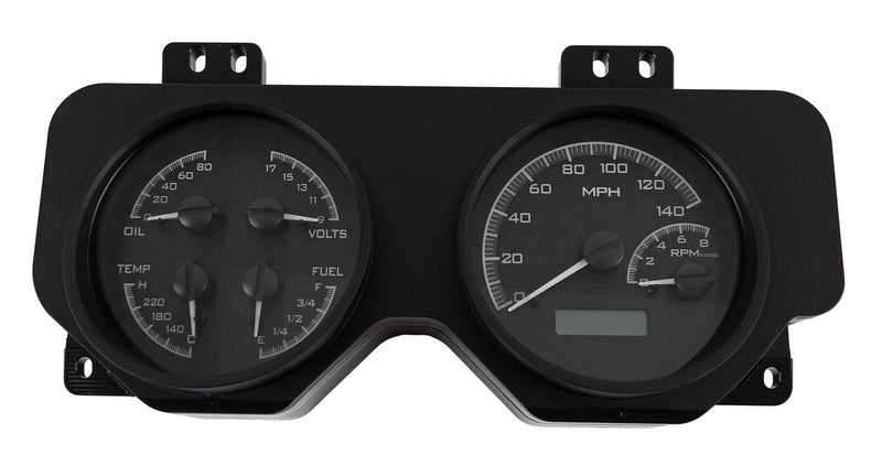 Dakota Digital VHX Series Direct-Fit Analog Gauge Systems VHX-69P-FIR-K-W