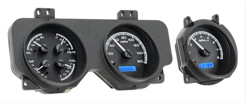 Dakota Digital VHX Series Direct-Fit Analog Gauge Systems VHX-69P-GTO-K-B
