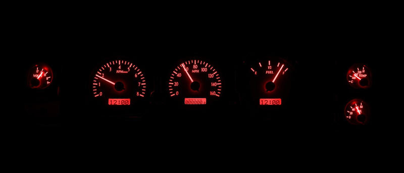 Dakota Digital VHX Series Direct-Fit Analog Gauge Systems VHX-70C-CVL-S-R