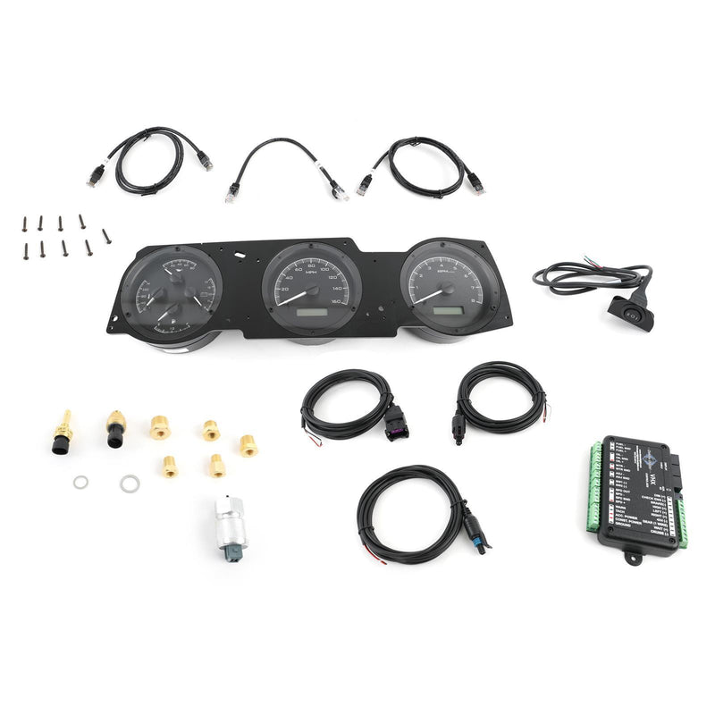 Dakota Digital VHX Series Direct-Fit Analog Gauge Systems VHX-70O-CUT-K-R