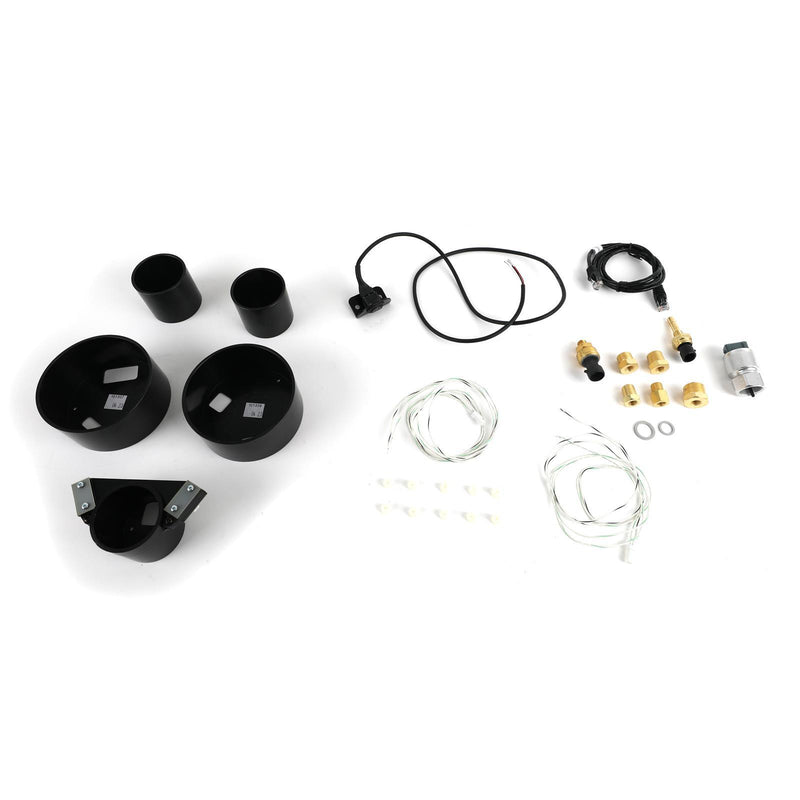 Dakota Digital VHX Series Direct-Fit Analog Gauge Systems VHX-70P-FIR-K-W