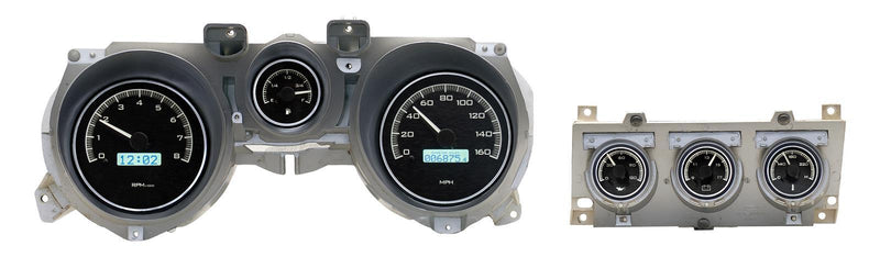 Dakota Digital VHX Series Direct-Fit Analog Gauge Systems VHX-71F-CTR-K-W