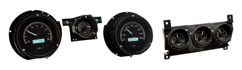 Dakota Digital VHX Series Direct-Fit Analog Gauge Systems VHX-71F-CTR-K-W