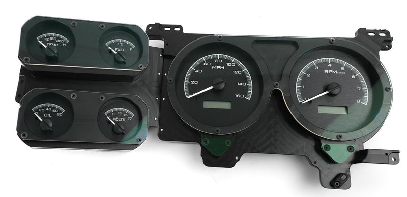Dakota Digital VHX Series Direct-Fit Analog Gauge Systems VHX-73C-PU-K-W
