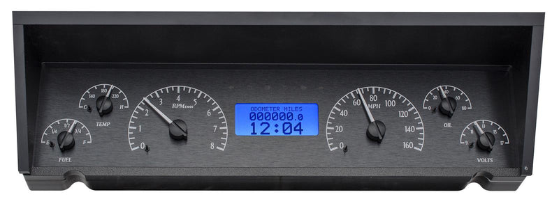 Dakota Digital VHX Series Direct-Fit Analog Gauge Systems VHX-77C-CAP-K-B