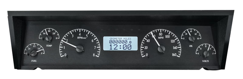 Dakota Digital VHX Series Direct-Fit Analog Gauge Systems VHX-77C-CAP-K-W