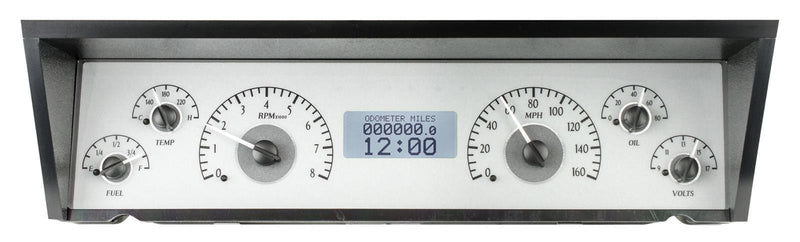 Dakota Digital VHX Series Direct-Fit Analog Gauge Systems VHX-77C-CAP-S-W
