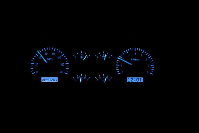 Dakota Digital VHX Series Direct-Fit Analog Gauge Systems VHX-78C-MAL-S-B