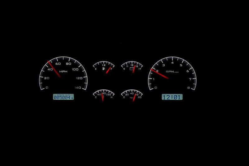 Dakota Digital VHX Series Direct-Fit Analog Gauge Systems VHX-78C-MAL-S-W