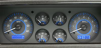 Dakota Digital VHX Series Direct-Fit Analog Gauge Systems VHX-78C-MC-C-B