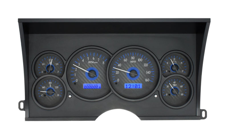 Dakota Digital VHX Series Direct-Fit Analog Gauge Systems VHX-88C-PU-C-B