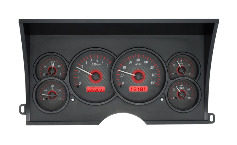 Dakota Digital VHX Series Direct-Fit Analog Gauge Systems VHX-88C-PU-C-R