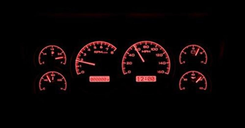 Dakota Digital VHX Series Direct-Fit Analog Gauge Systems VHX-88C-PU-K-R