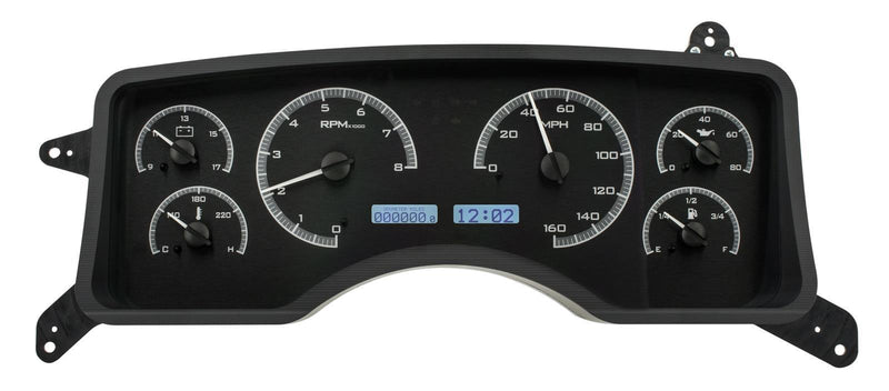 Dakota Digital VHX Series Direct-Fit Analog Gauge Systems VHX-90F-MUS-K-W