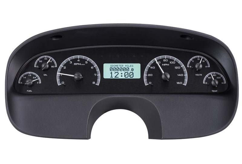 Dakota Digital VHX Series Direct-Fit Analog Gauge Systems VHX-94C-CAP-K-W