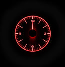 Dakota Digital VHX Series Analog Clocks VLC-55C-K-B