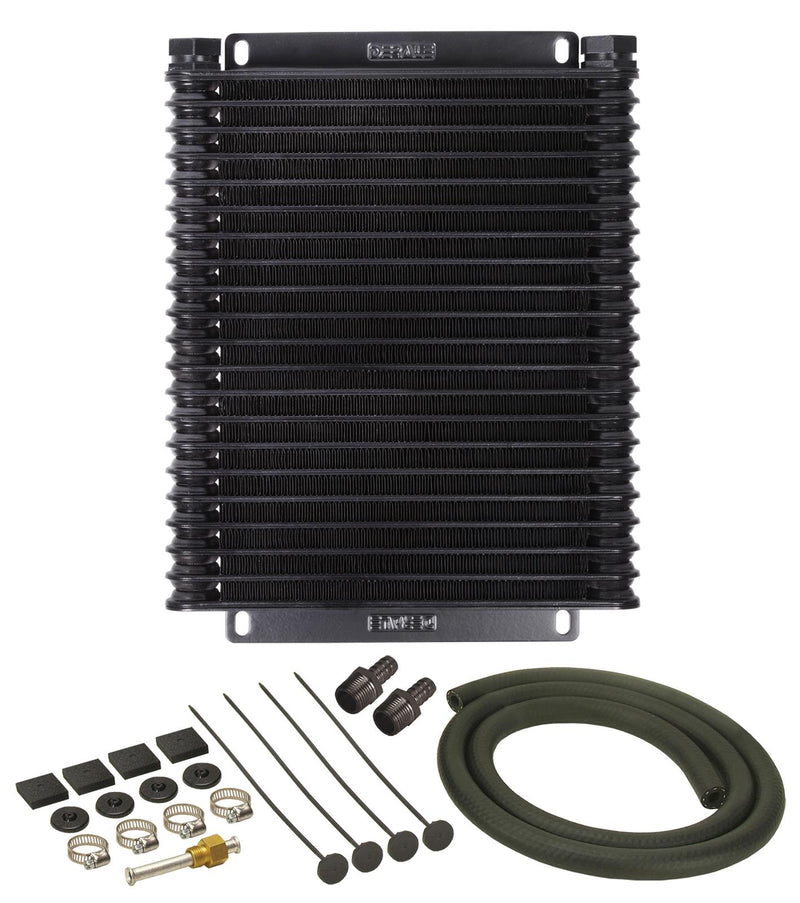 Derale 13615 9000 Series Fin and Plate Transmission Cooler, 12.813" x 9.750" x 1.25"