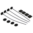 Derale 13001 Insta-Mount Nylon Cooler Mounting Kit - Rods/Pads-Plastic (4)
