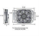 Derale 13700 16 Pass Electra-Cool Remote Cooler, -6AN Inlets