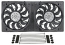 Derale 16928 High Output Dual 12'' Electric RAD Fan/Plastic Shroud Kit