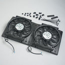 Derale 16928 High Output Dual 12'' Electric RAD Fan/Plastic Shroud Kit