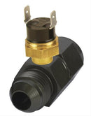 Derale 35021 Premium In Line Fan Control 180° Thermostat, -8AN