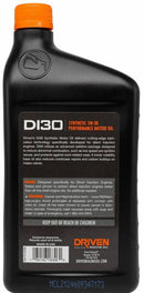 Driven 18306 DI30 5W-30 Synthetic Direct Injection Performance Motor Oil