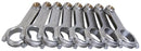 Eagle CRS61353DL19 H-Beam Connecting Rods, BB Chevy 6.135", ARP L19 Bolts
