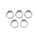 Earl's 750010ERL Vapor Guard Hose Clamps, for 3/8" Hose - Crimp Style