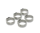 Earl's 750010ERL Vapor Guard Hose Clamps, for 3/8" Hose - Crimp Style